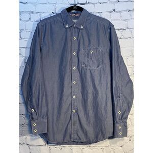 Tommy Bahama Men's Island Modern Fit Lightweight Denim Shirt Size S